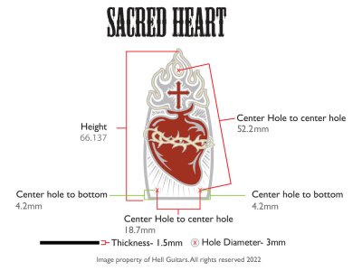 画像3: ロッドカバー Gretsch(グレッチ)など対応◆Sacred Heart