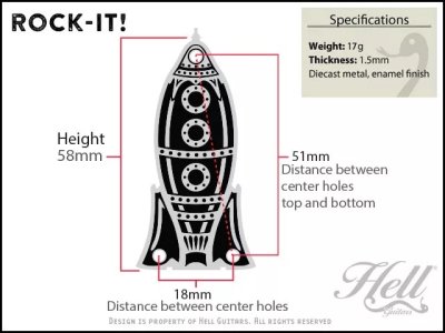 画像3: ロッドカバーEpiphone(エピフォン)など対応◆Rock-it! ゴールド